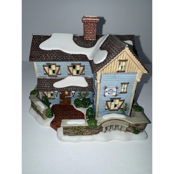 Dept 56 New England Village Series Bennington Manor #57008 Retired - Picture 1 of 13